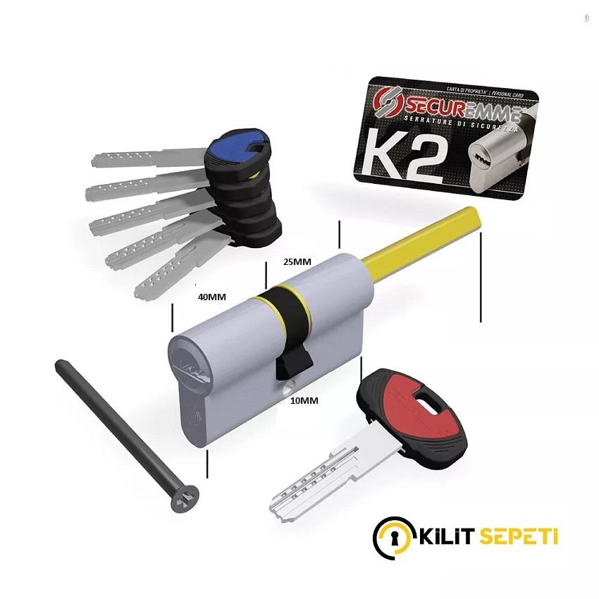 Securemme K2 Kuyruklu Barel 75MM