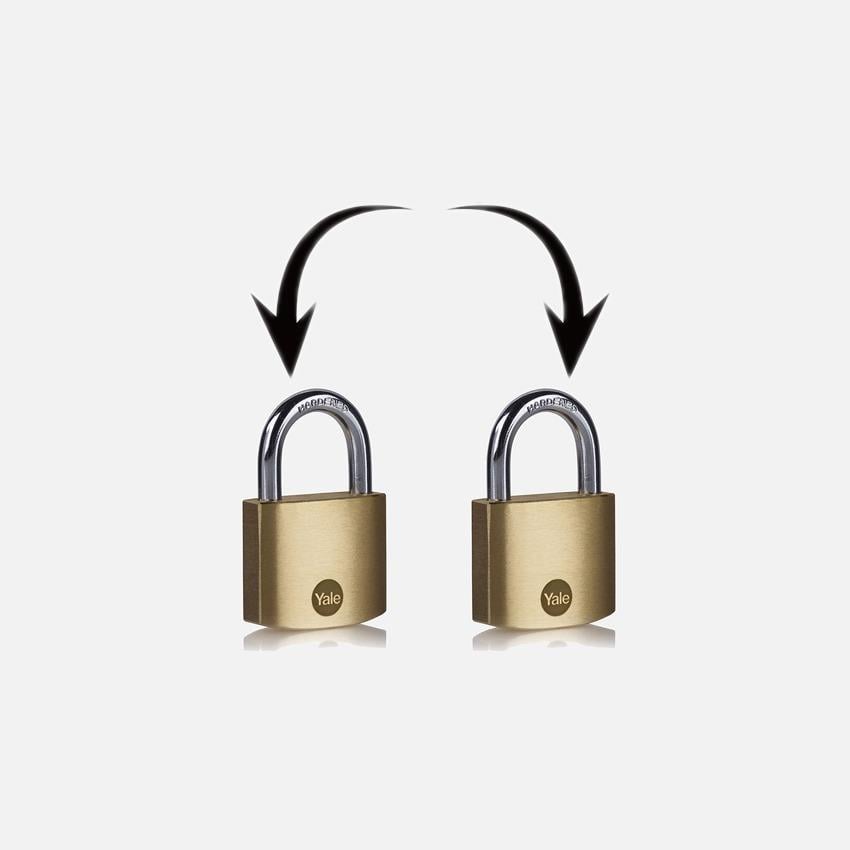 Yale Pas Sistem Pirinç Asma Kilit Birbirini Açar 40 mm