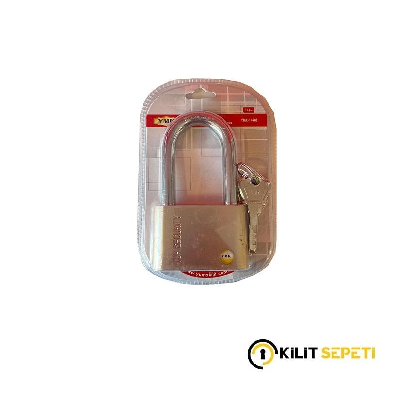 Ymk 1450L KROM Asma Kilit uzun kanca 70mm