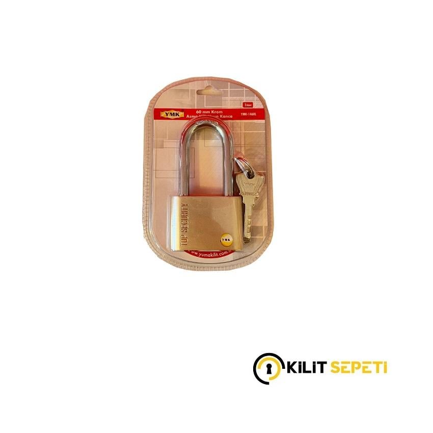 Ymk 1460L KROM Asma Kilit uzun kanca 60mm