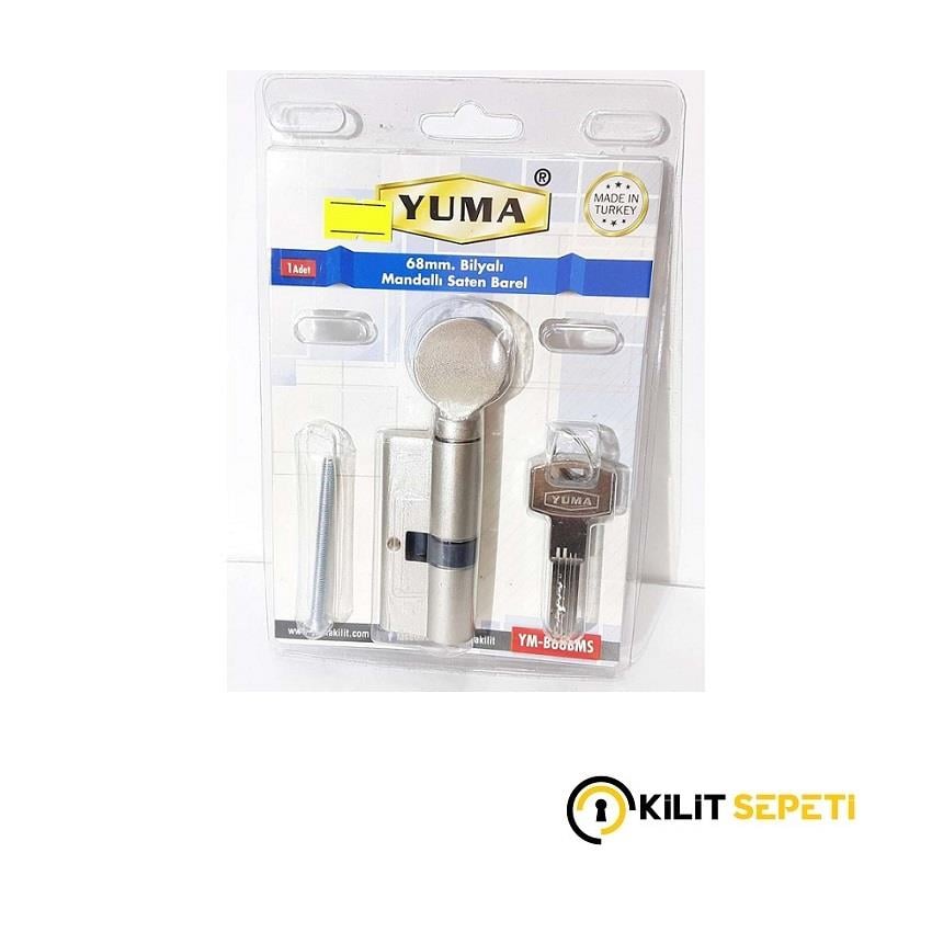 Yuma Bilyalı Mandallı Barel Saten 68MM