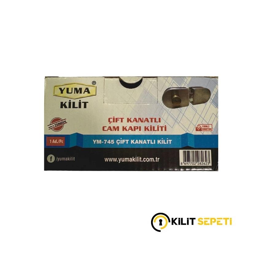 Yuma Çift Kanat Cam Kapı Kilidi YM-745
