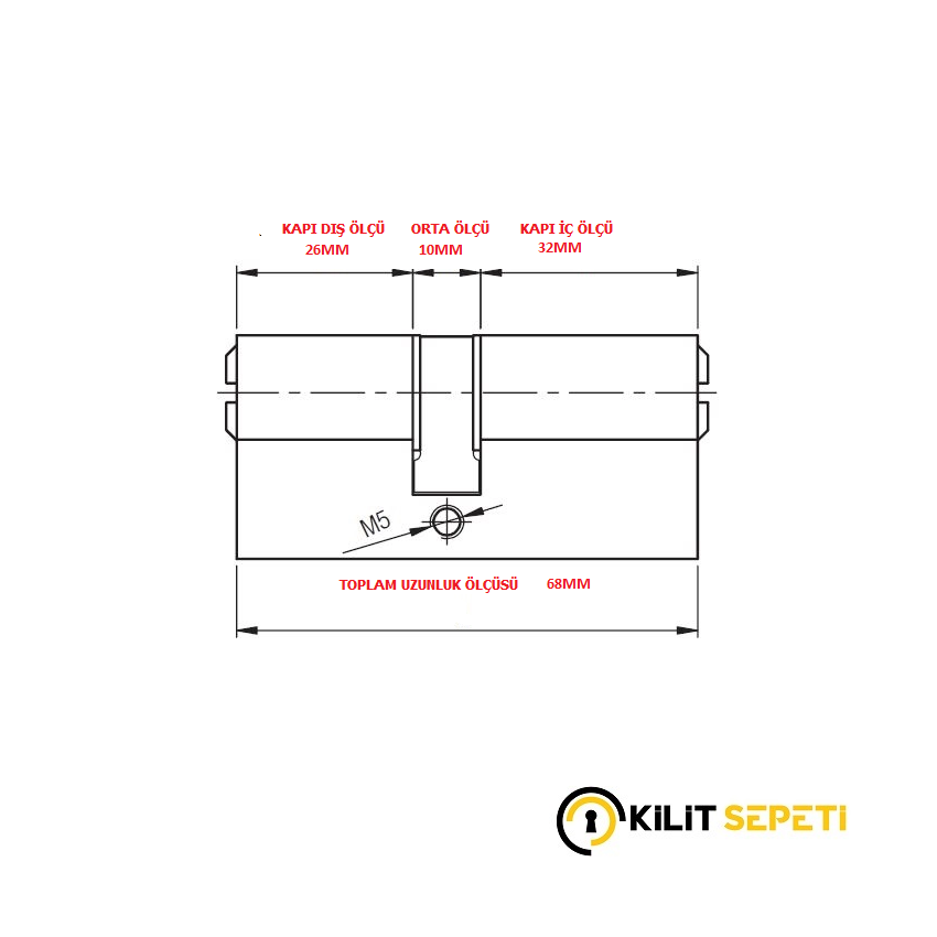Yuma Bilyalı Tuzaklı Barel Sarı 68MM