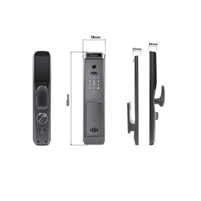 DESi QUiC Q030+ Akıllı Kilit Yüz Tanıma - Avuç İçi Damar - Parmak İzi - Tuş Takımı - Kart Okuyucu - Aktif Canlı Görüşme