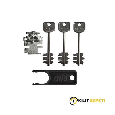 Dierre MIA BLO 3110 silindir 2+1 anahtar 92 mm