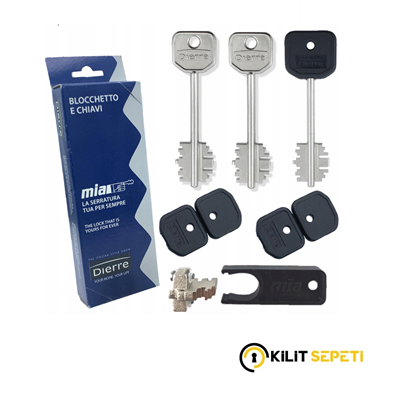 Dierre MIA BLO 3110 silindir 2+1 anahtar 92 mm