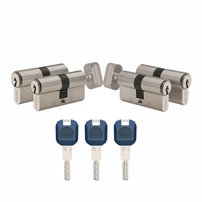 Dormakaba Expert Plus Barel Birbirini Açar Set 70 mm (Dubleks Daireler İçin) 