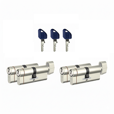 Dormakaba Gege Pextra Plus Çelik Takviyeli Barel 4 Lİ SET 70MM (Dubleks Daireler İçin) 