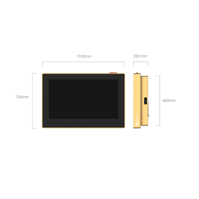 İto Ezvız Kablosuz Kapı Dürbünü Görüntüleyicisi CP2
