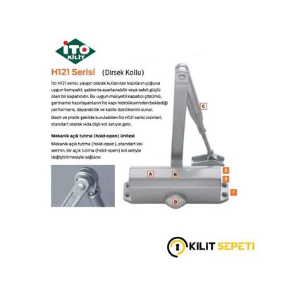 iTO H121 Kapı Hidroliği Dirsek Kollu