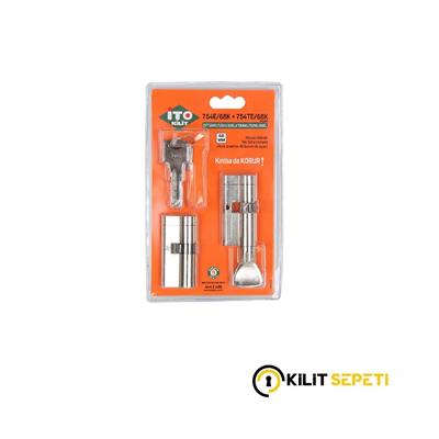 Ito Tuzaklı Ikiz Barel Birbirini Açar Set 68MM Çelik Kapı Kilidi