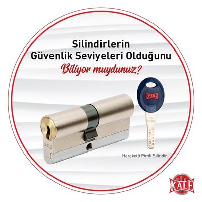 Kale 164 CECH Hareketli Pimli Silindir 26+10+32