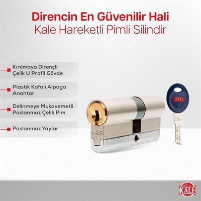 Kale 164 CECH Hareketli Pimli Silindir 26+10+32