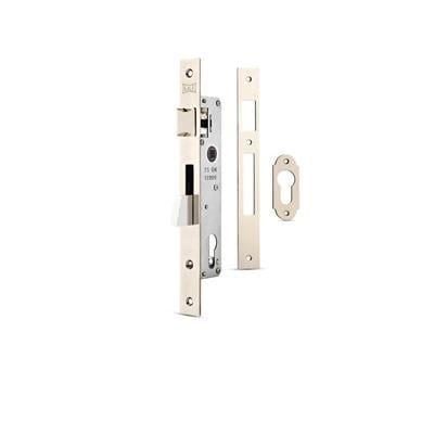 Kale 253 Standart Silindirli Düşme Dilli Dar Kilit NİKEL 25mm