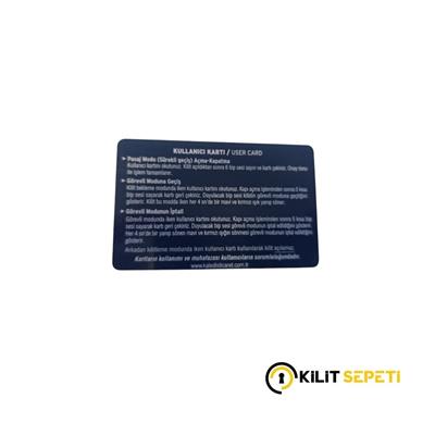 Kale Card Kartlı Kilit Lüks Seri Kullanıcı Kartı