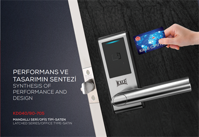 Kale Ofis Tipi Kartlı Kilit-Mandallı K040/90-705 (SAĞ)