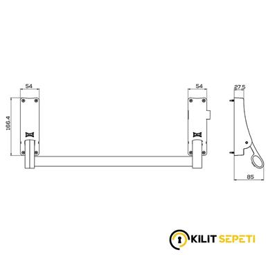 Kale Panik Bar KD040/30-280 B
