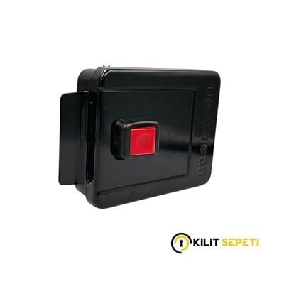 Otomatsan Elektrikli Kapı Kilidi Siyah (52MM)