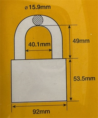 Yale Koruyuculu Asma Kilit 92 mm