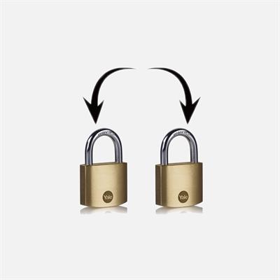 Yale Pas Sistem Pirinç Asma Kilit Birbirini Açar 60 mm