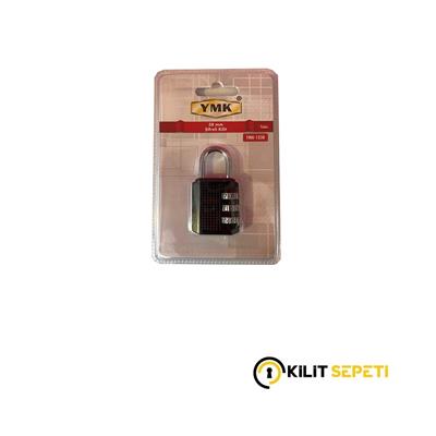 Ymk-1338 Üç Basamaklı Şifreli Asma Kilit Siyah 38 mm