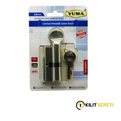 Yuma Cerman Mandallı Barel Saten 68MM