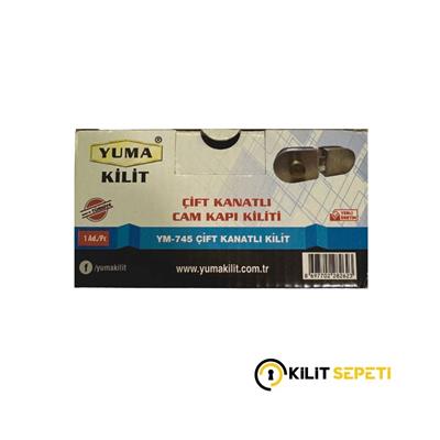 Yuma Çift Kanat Cam Kapı Kilidi YM-745