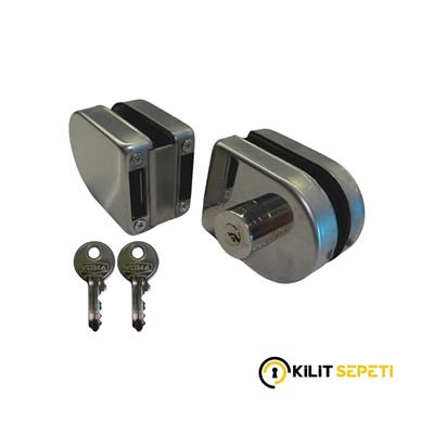 Yuma Çift Kanat Cam Kapı Kilidi YM-745
