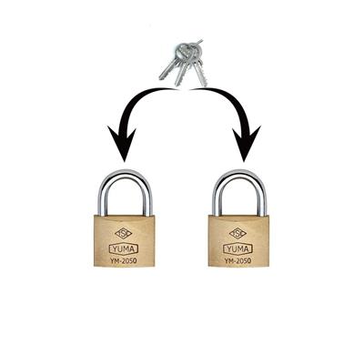 Yuma Pirinç Asma Kilit Birbirini Açar 50 mm