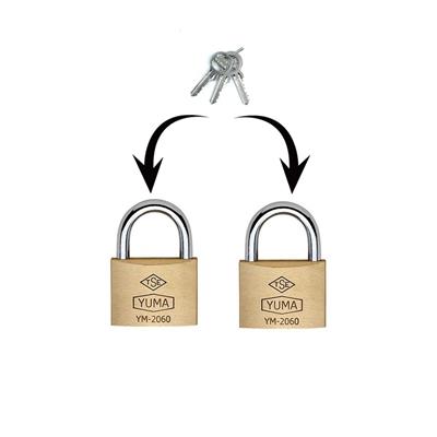 Yuma Pirinç Asma Kilit Birbirini Açar 60 mm