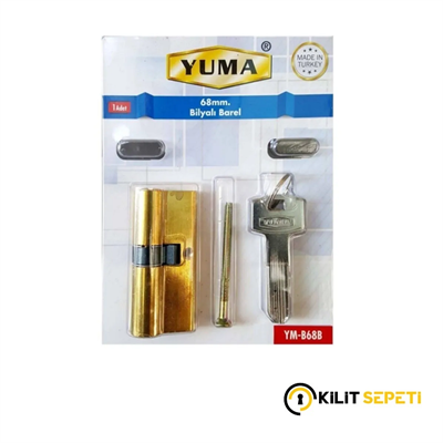 Yuma Pirinç Bilyalı Barel Sarı 68MM