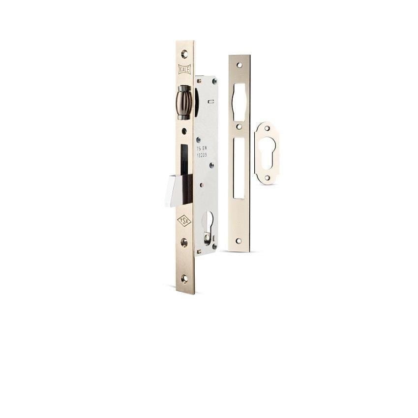 Kale 255 Silindirli Düşme Dilli Makaralı Dar Kilit NİKEL 25mm