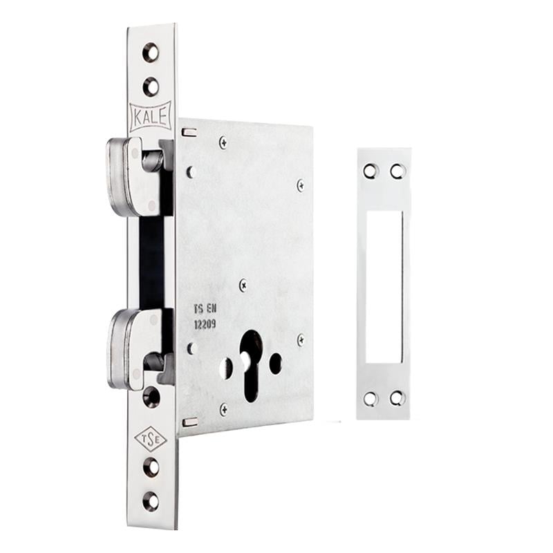 Kale 267 Plus Champion Çelik Kapı Emniyet Kilidi - Krom 60 mm