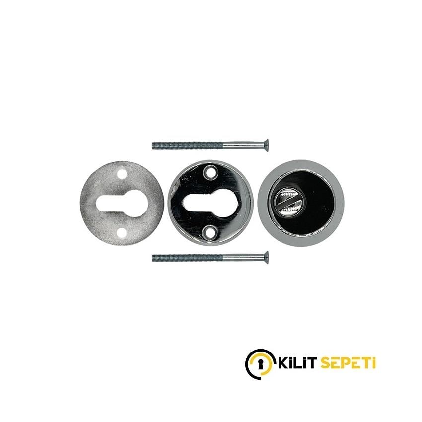 Kale 500K Çelik Kapı Rozeti Krom