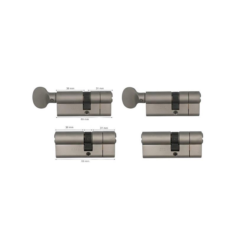 Multlock MTL300 Derin Tuzaklı 7 şifreli Barel 4 LÜ SET 69 mm (Dubleks Daireler İçin) 