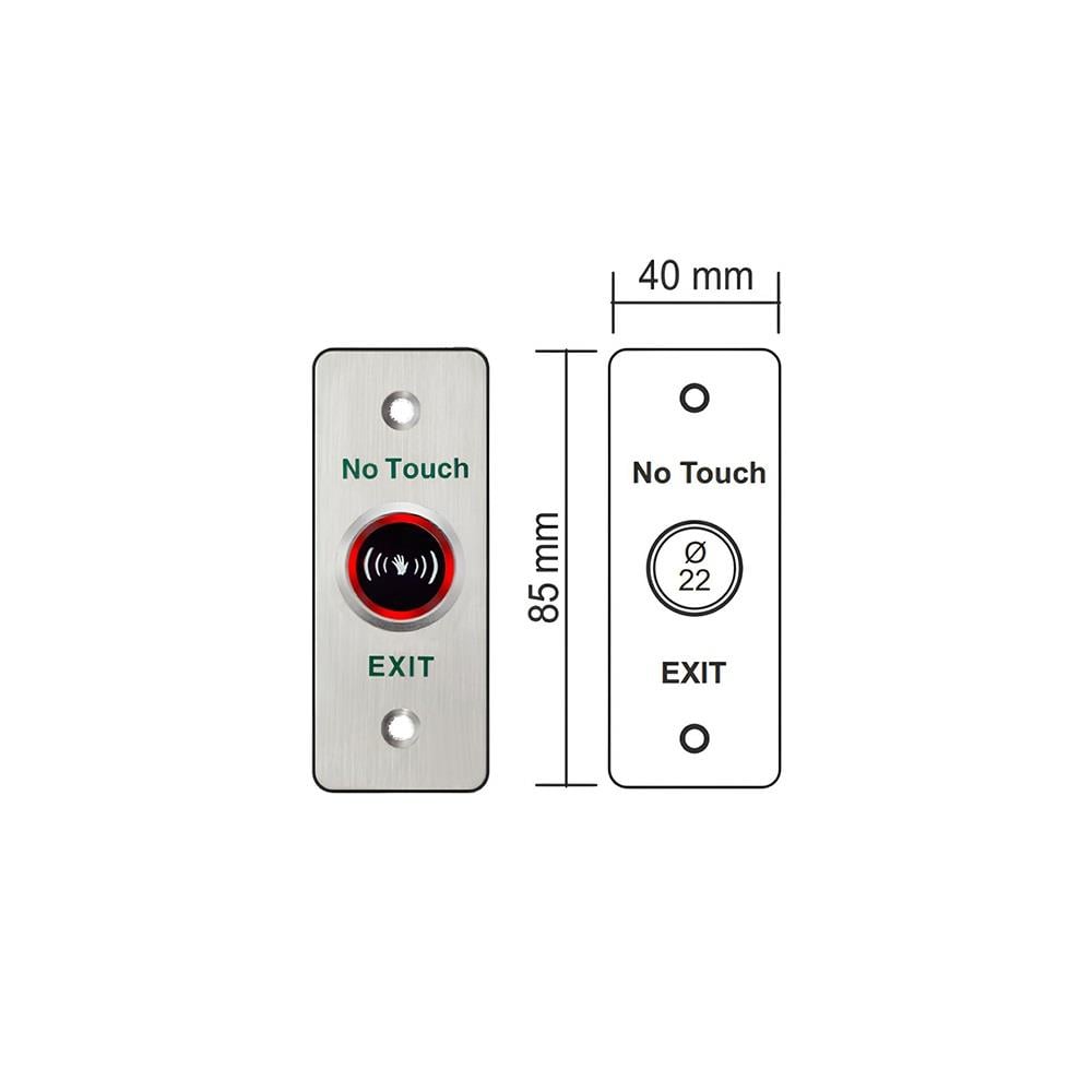 No Touch El Sensörü Paslanmaz Sıva Altı (40 X 85) 12-24V
