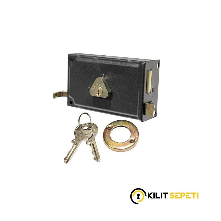 Tursan Trajlı Kilit Karşılıksız Kare Siyah 301