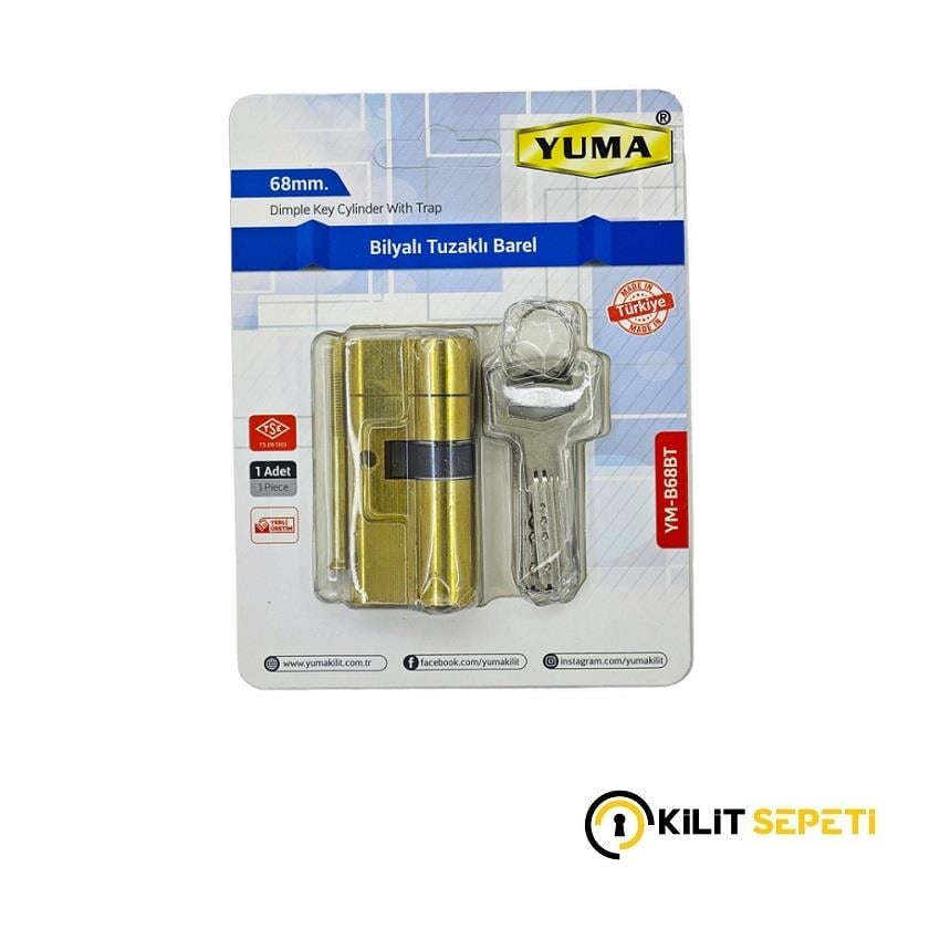 Yuma Pirinç Bilyalı Tuzaklı Barel Saten 68MM