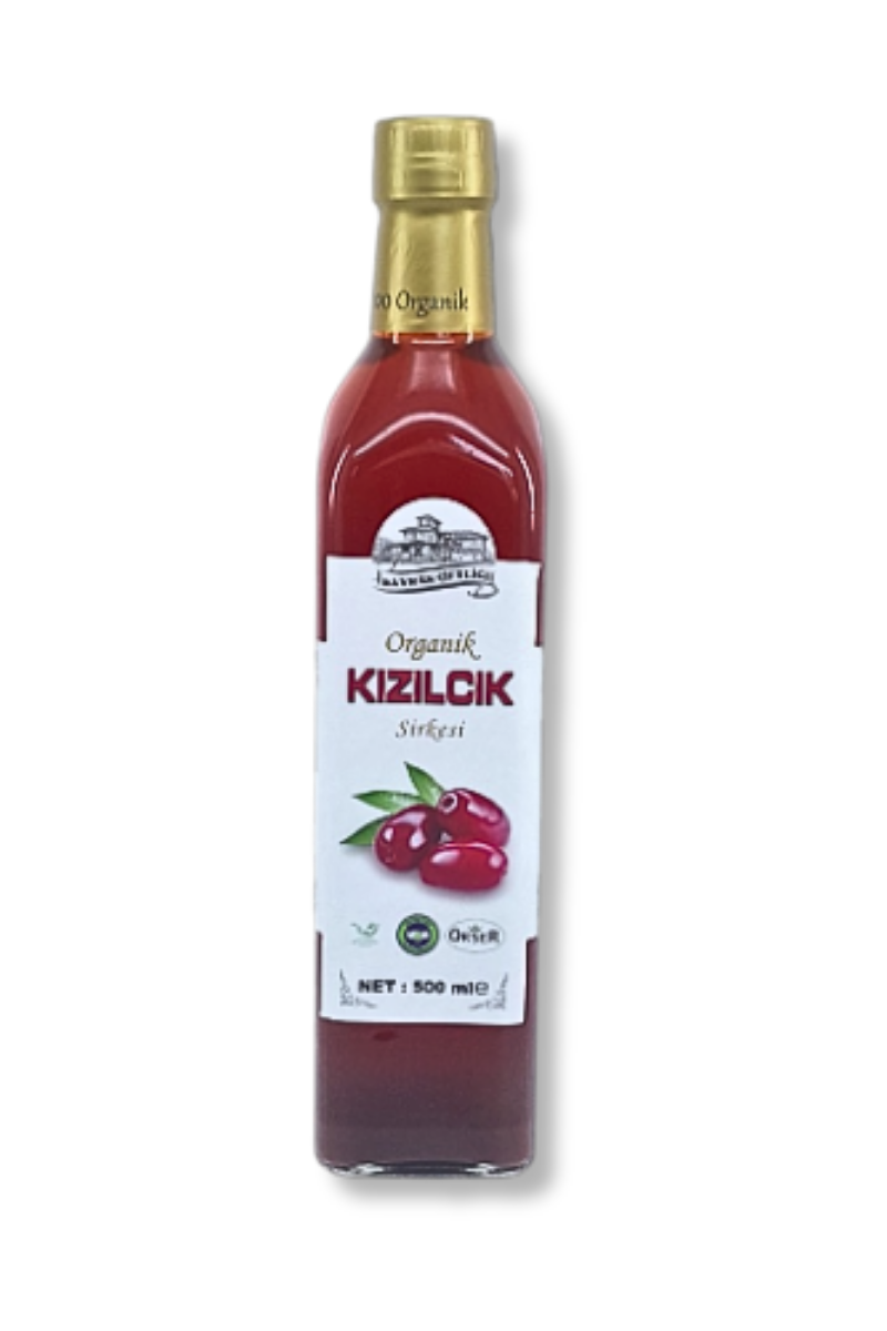 Bayrak Çiftliği Organik Kızılcık Sirkesi 500 ML / Şişe