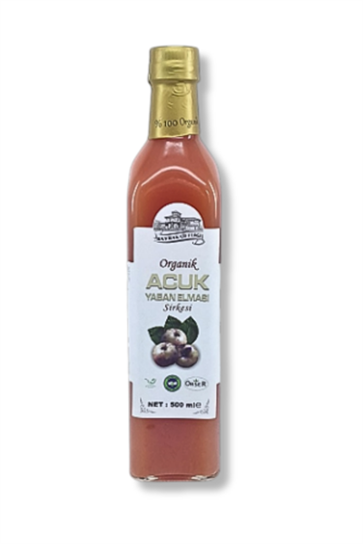 Bayrak Çiftliği Organik Acuk (Yaban Elması) Sirkesi 500 ML / Şişe
