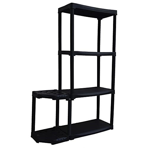 Art Plast T29N+T60/4/S köşe fırça tutucu + 4 raflı raf