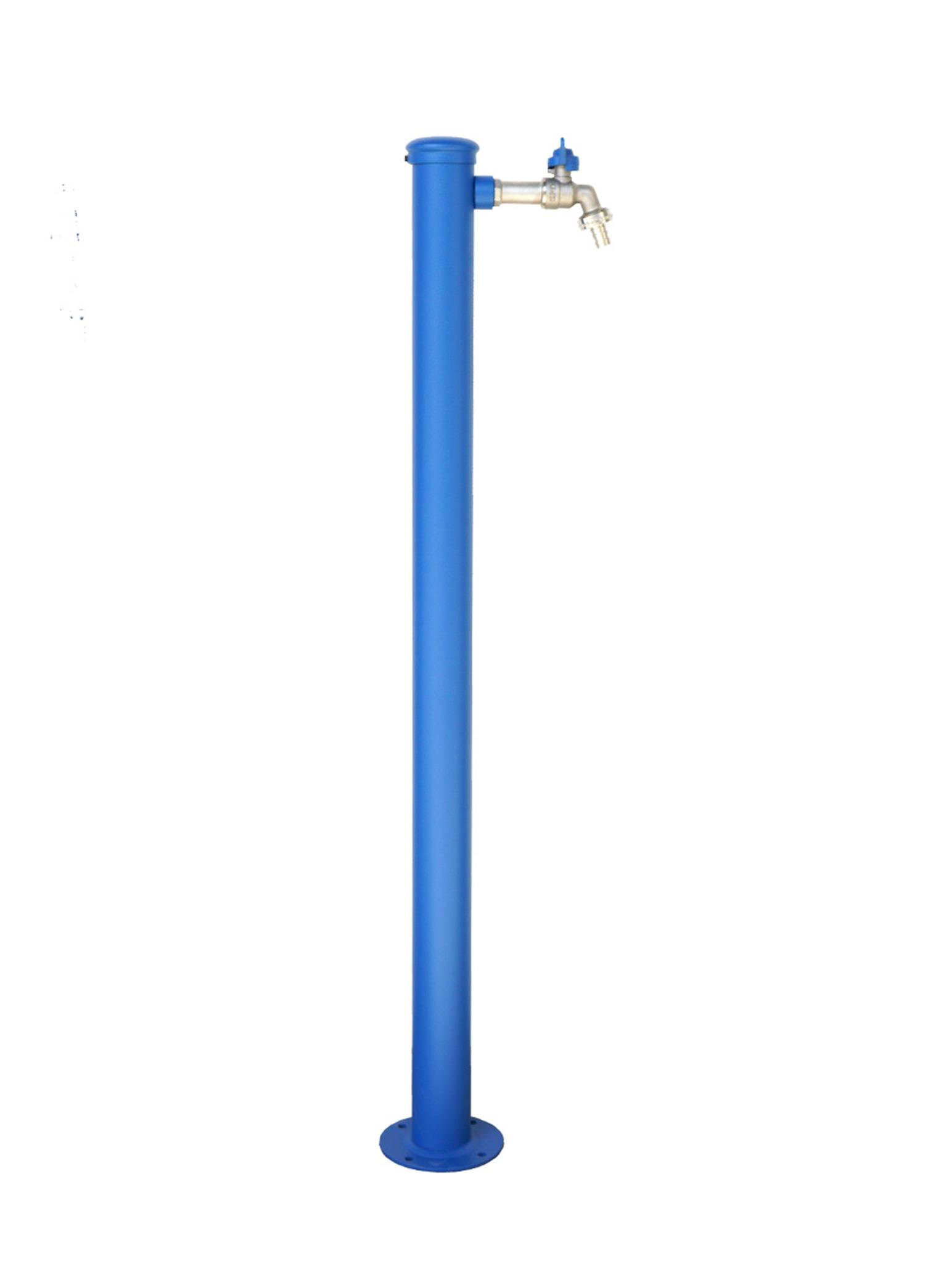Bahçe Çeşmesi Yuvarlak Mavi 5*17*86cm