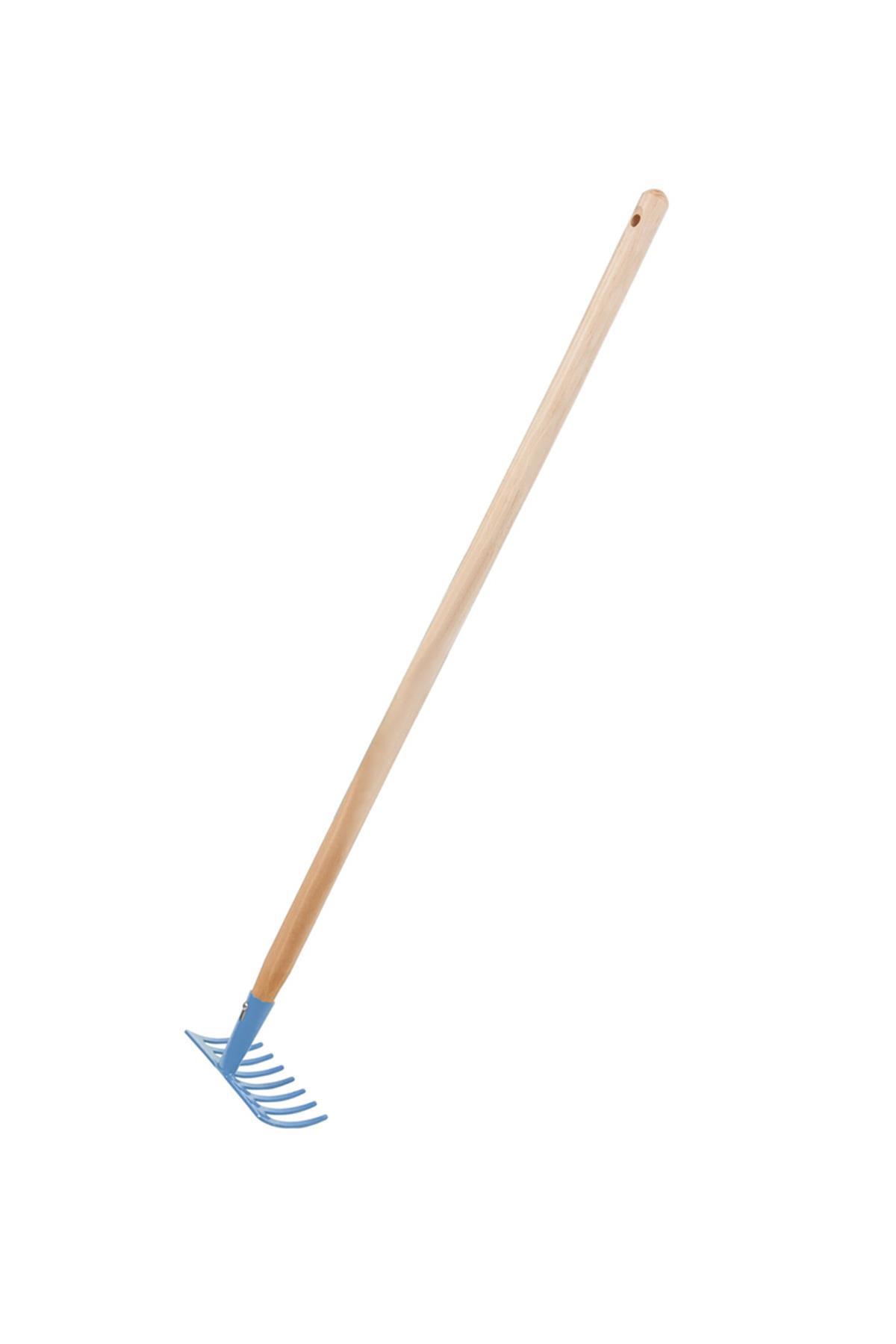 Çocuklar İçin Ahşap Saplı Sivri Tırmık 76cm