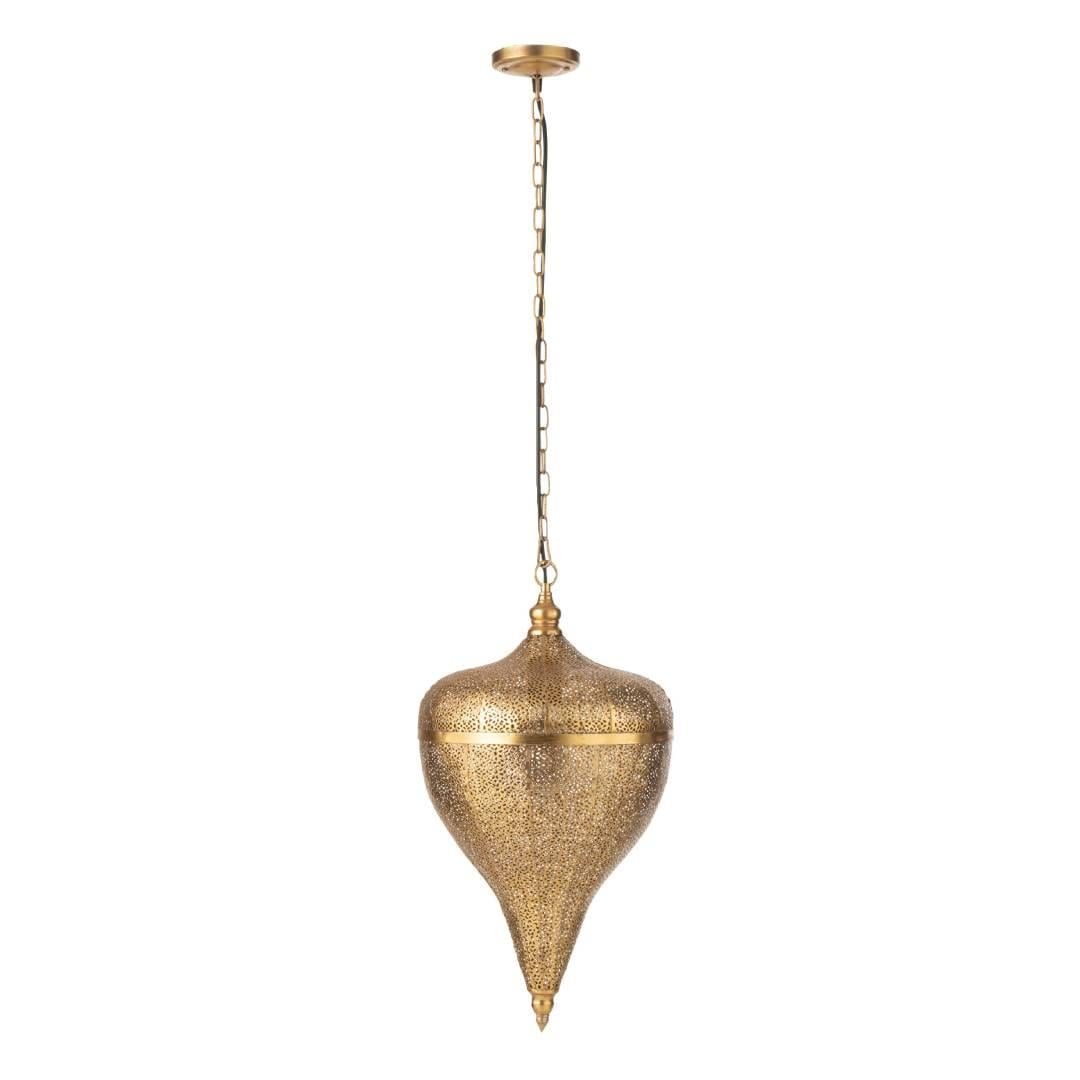 Gold Drop Metal Avize L