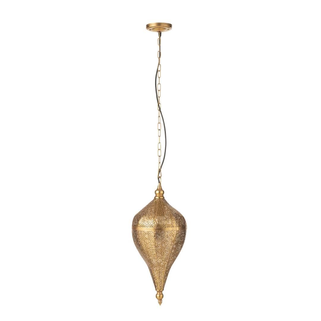 Gold Drop Metal Avize S
