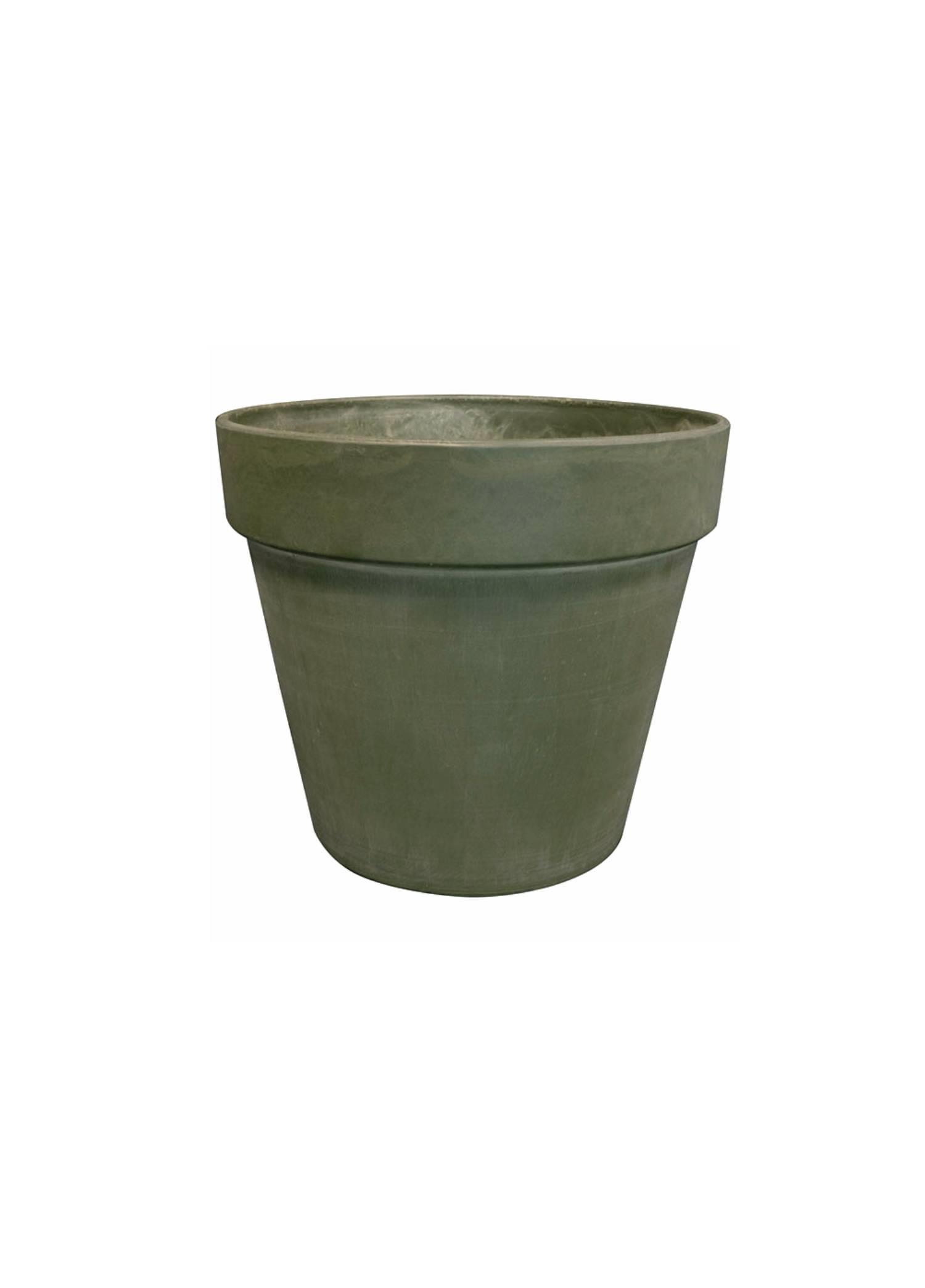 Nayla Gri Plastik Saksı 25x23cm