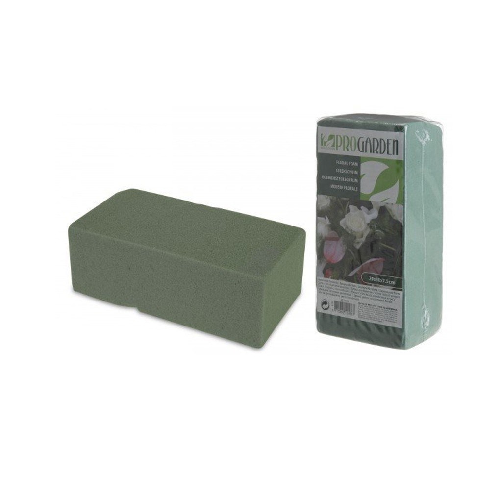 Pro Garden 90338 Çiçek Merkezi Köpüğü, Çok Renkli, 200 x 100 x 75 mm