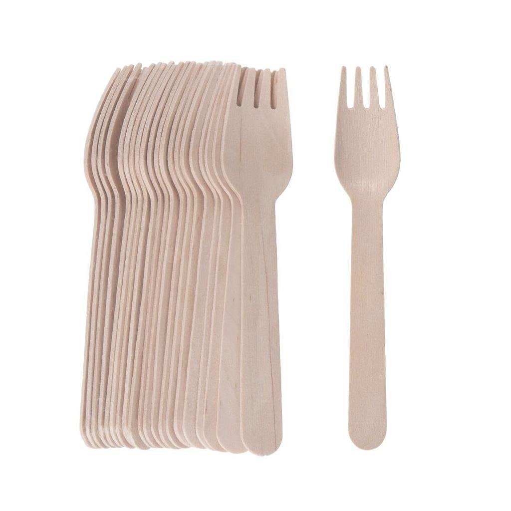 Tahta Çatal 20 Adet 16cm