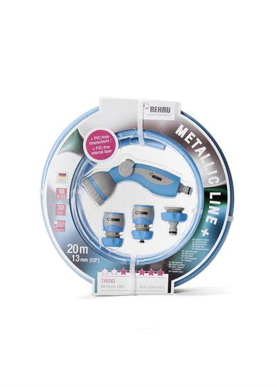 Cool Touch Metallic Line Hortum Seti 20m 1/2