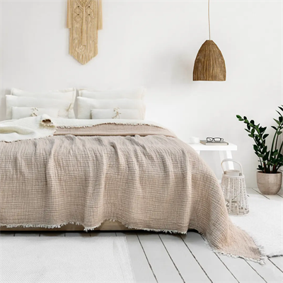 Müslin Yorgan Beige